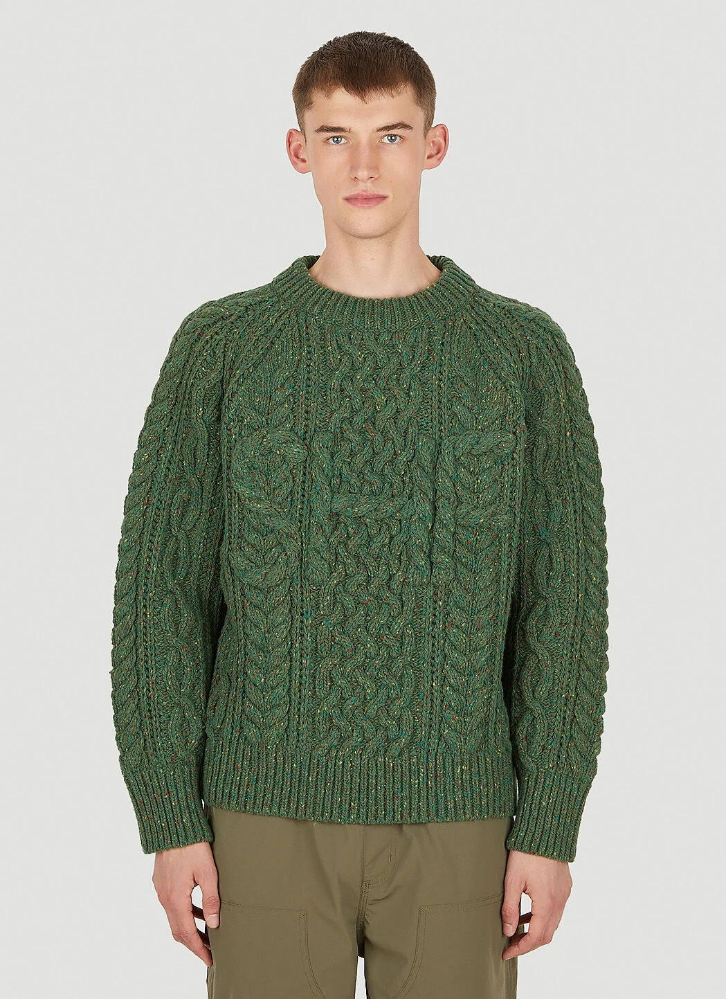 Cable Knit Sweater - 1