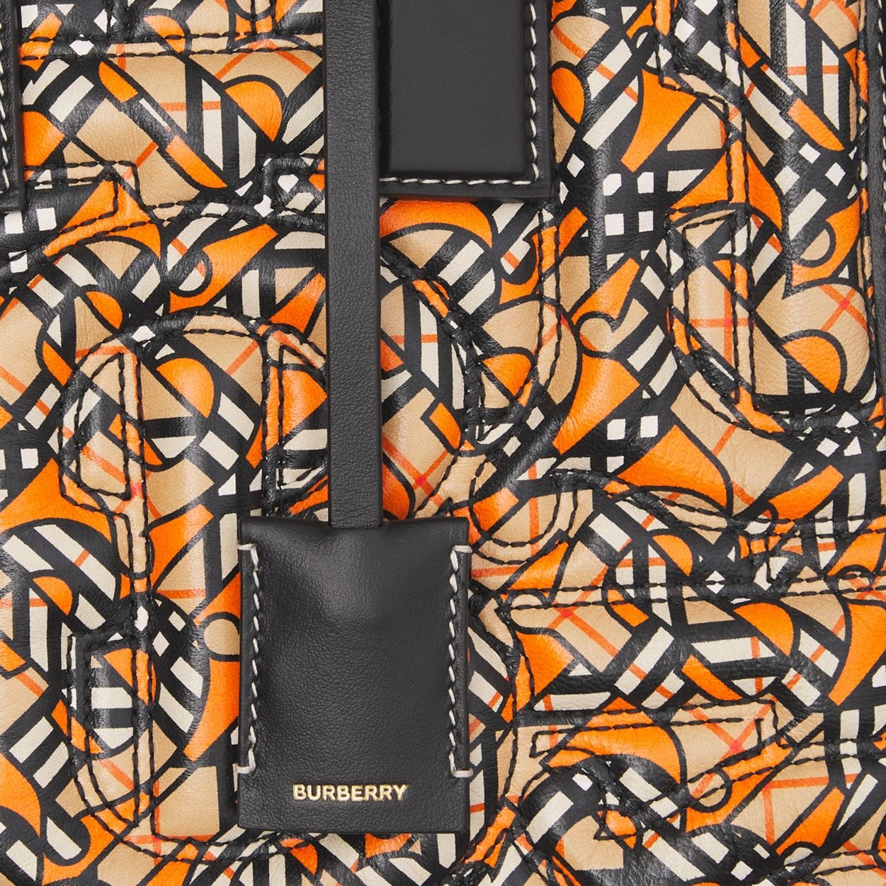 Mini Monogram Print Quilted Lambskin Freya Tote - 7