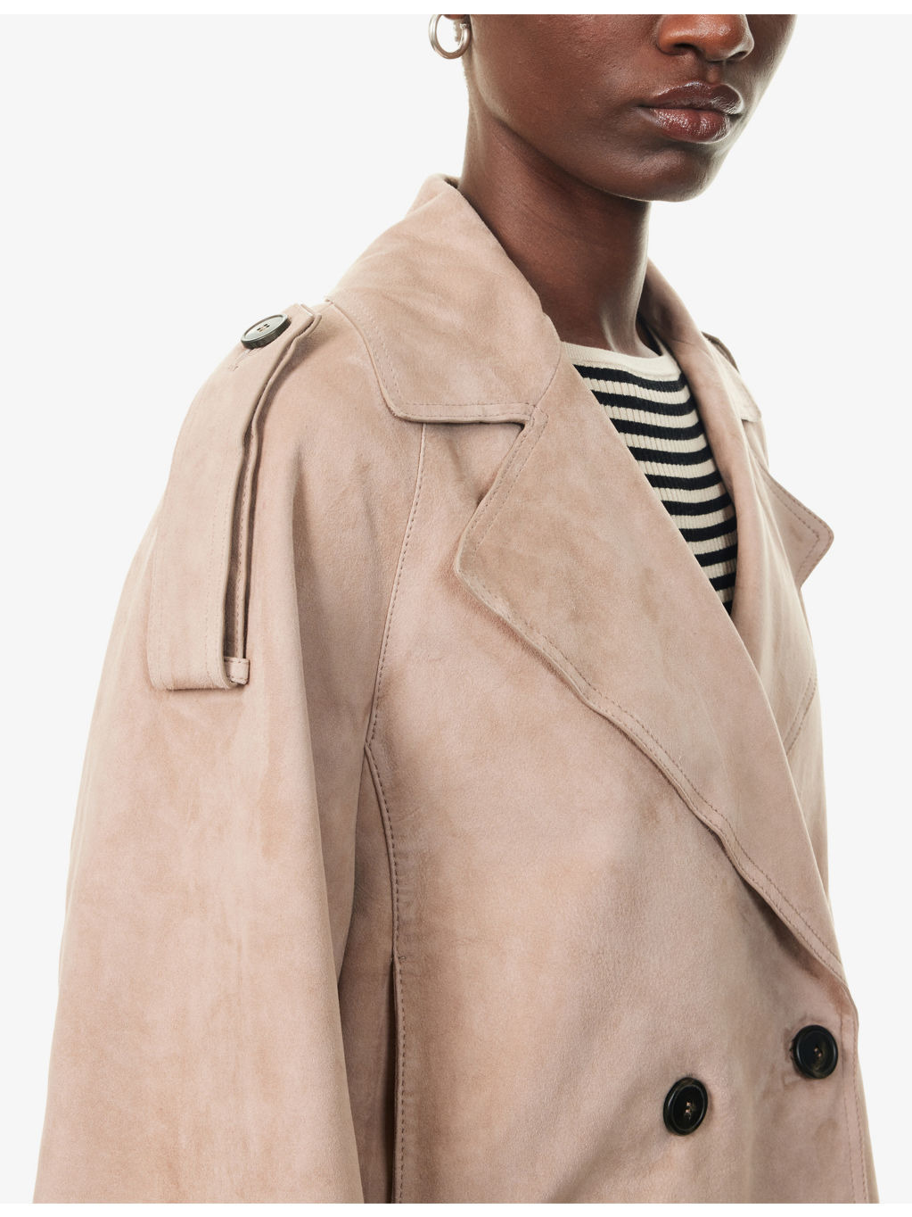 Maga Crop Suede Jacket - 5