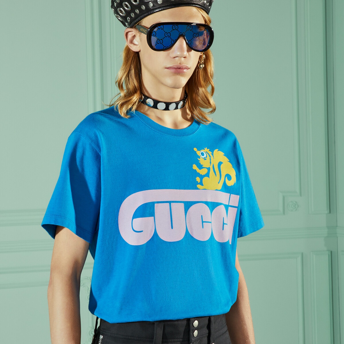 Retro Gucci skunk print T-shirt - 3