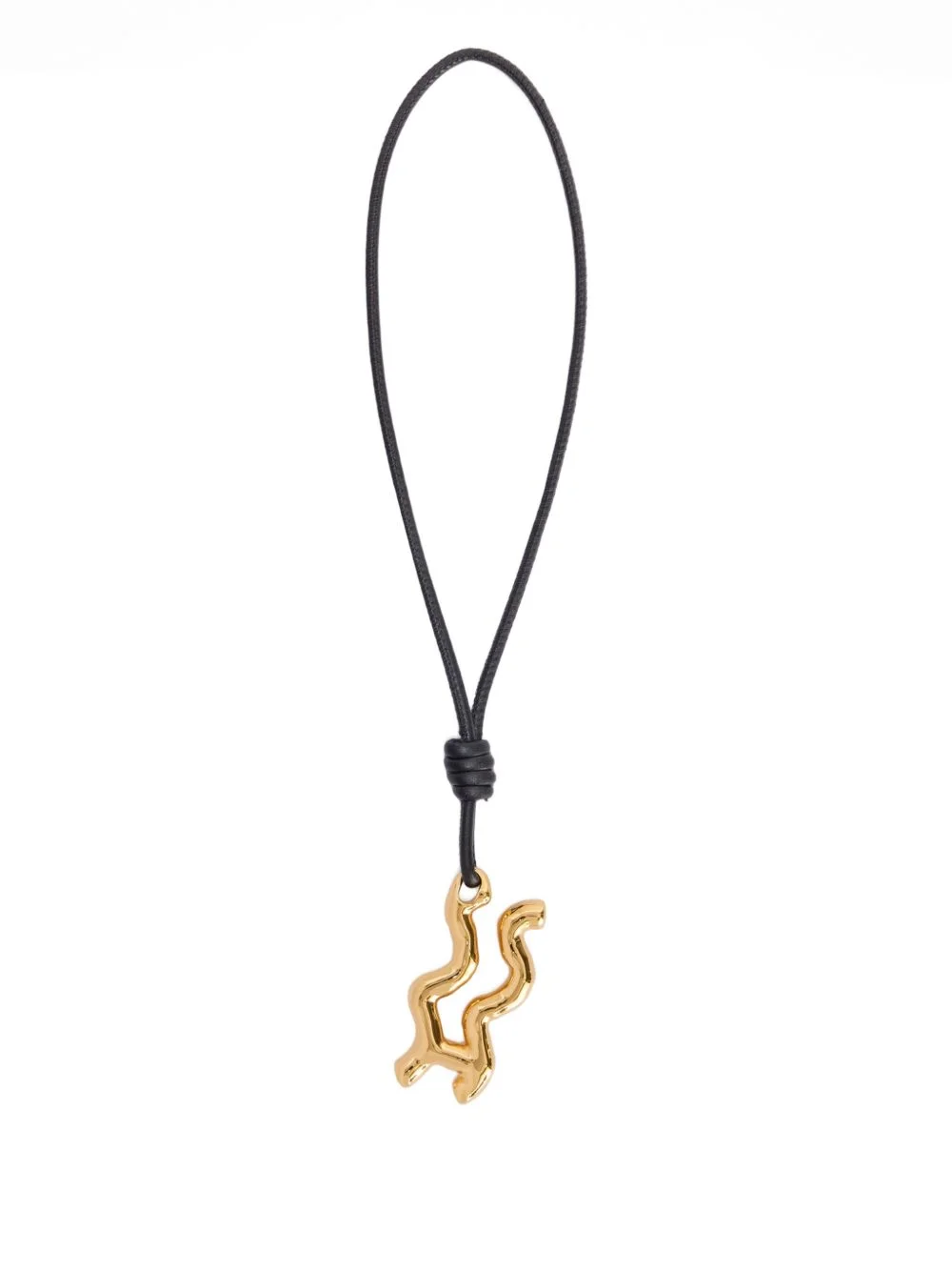 Zodiac charm leather necklace - 1