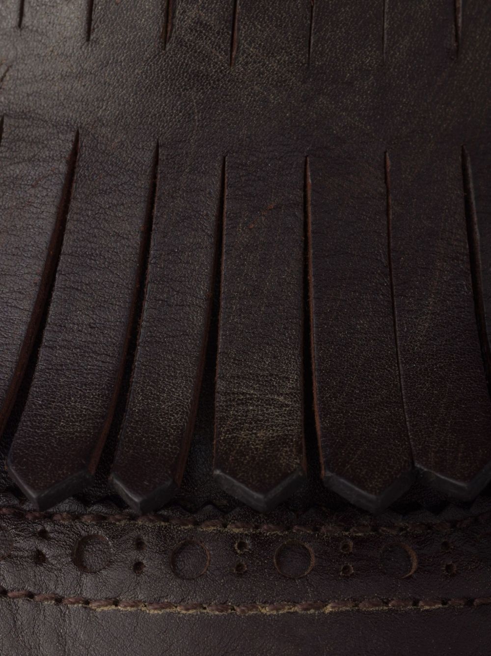fringed buckle shoes - 4