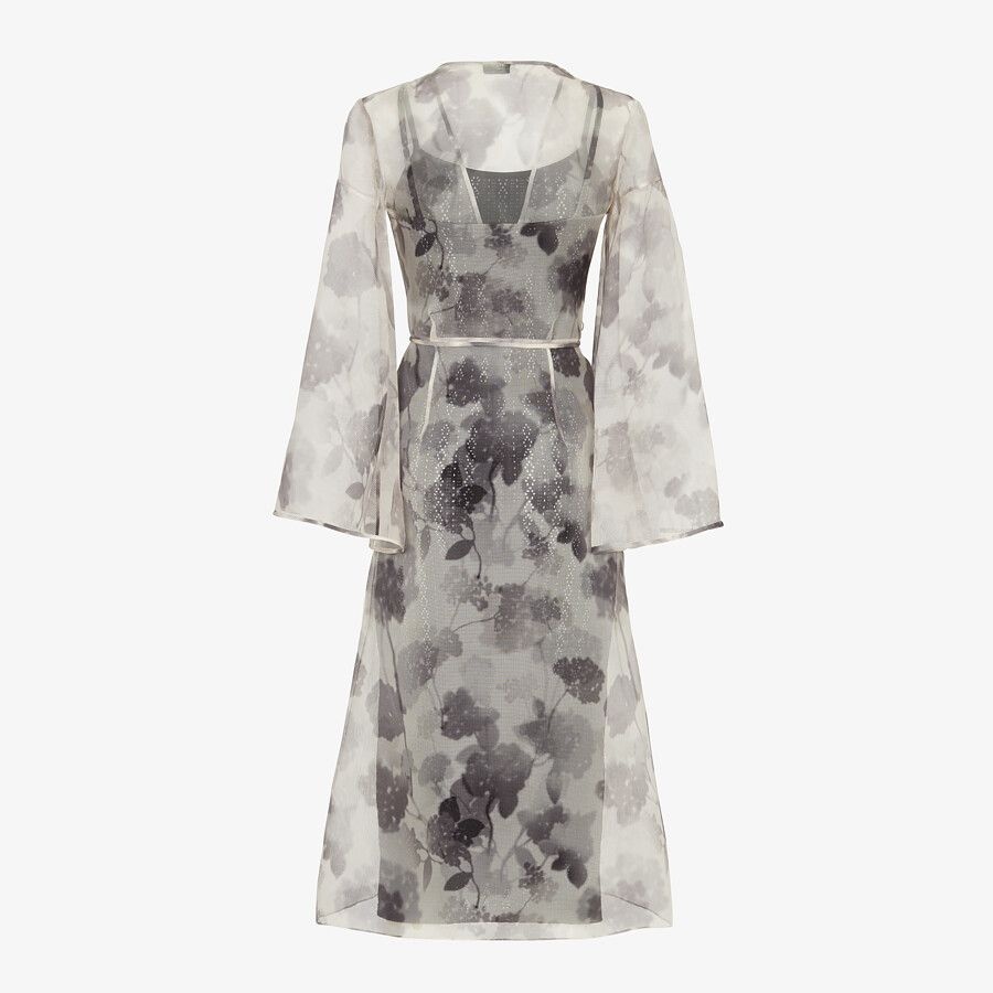 Gray organza dress - 2