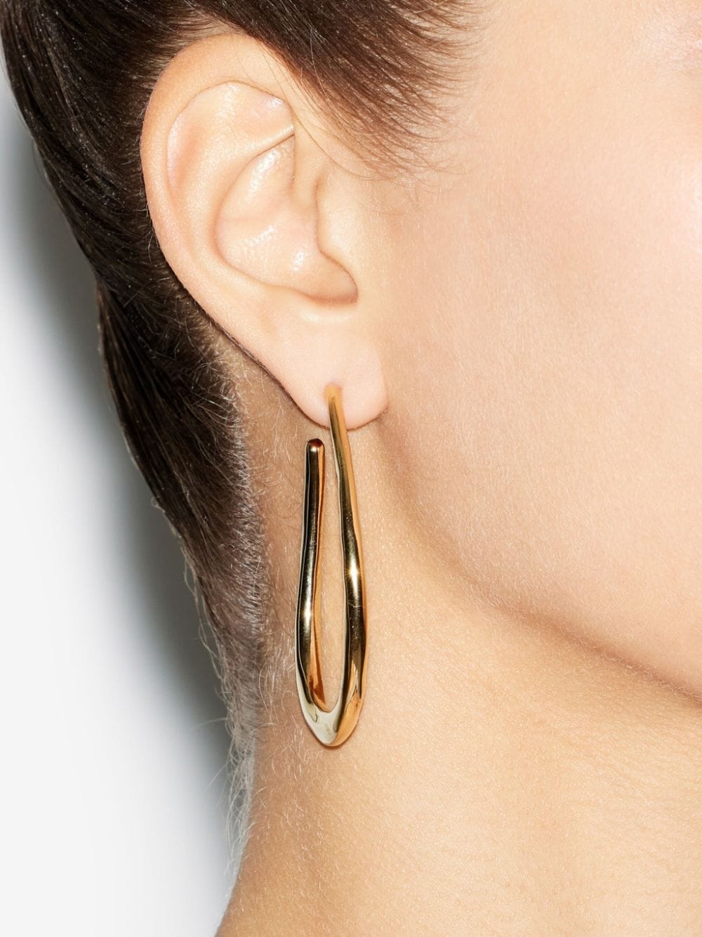 Pleasant sculpted-hoop earrings - 3