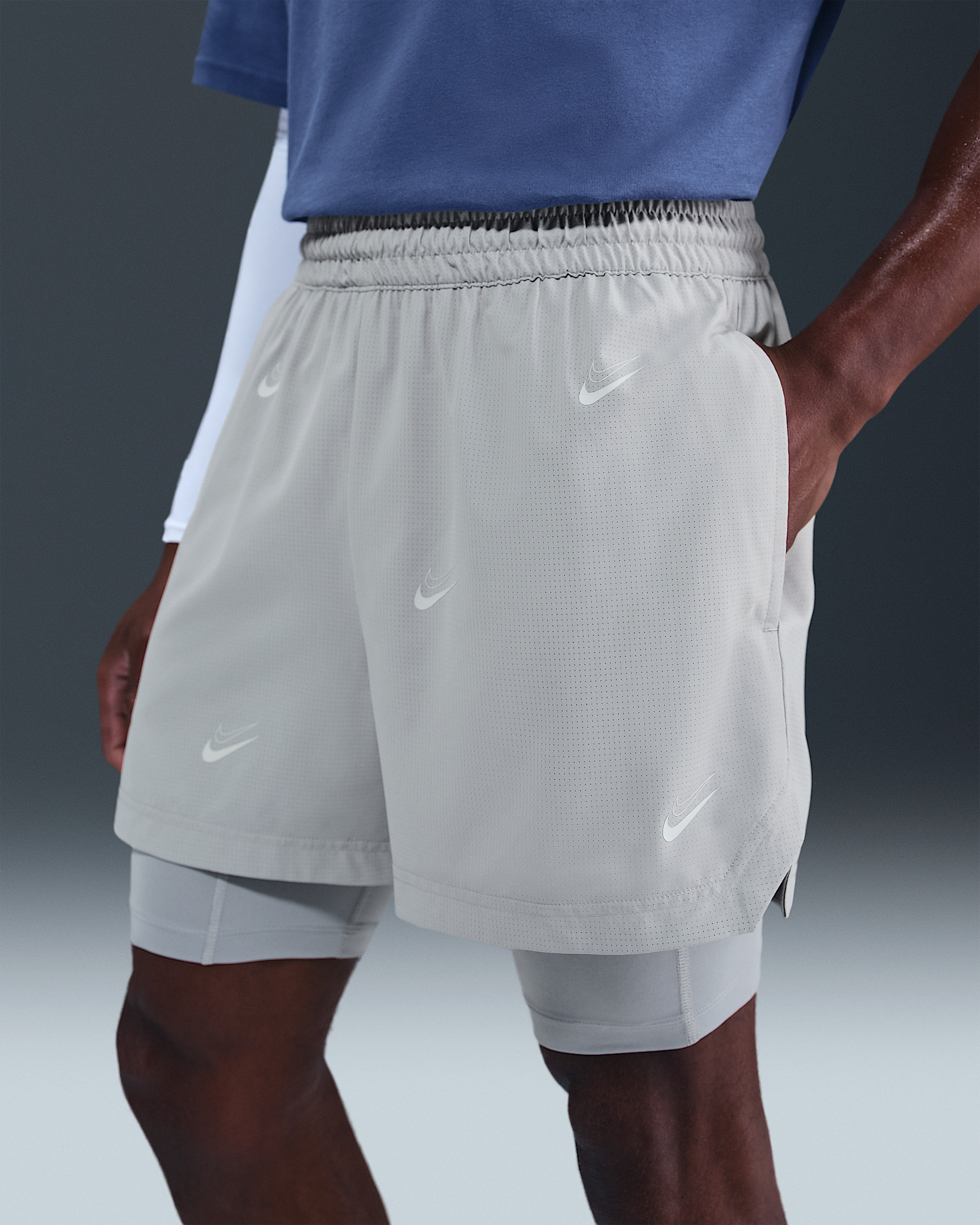 ◆Nike◆ KD DNA Men's 2-in-1 4-inch Basketball Shorts KD DNA Men's 2-in-1 4