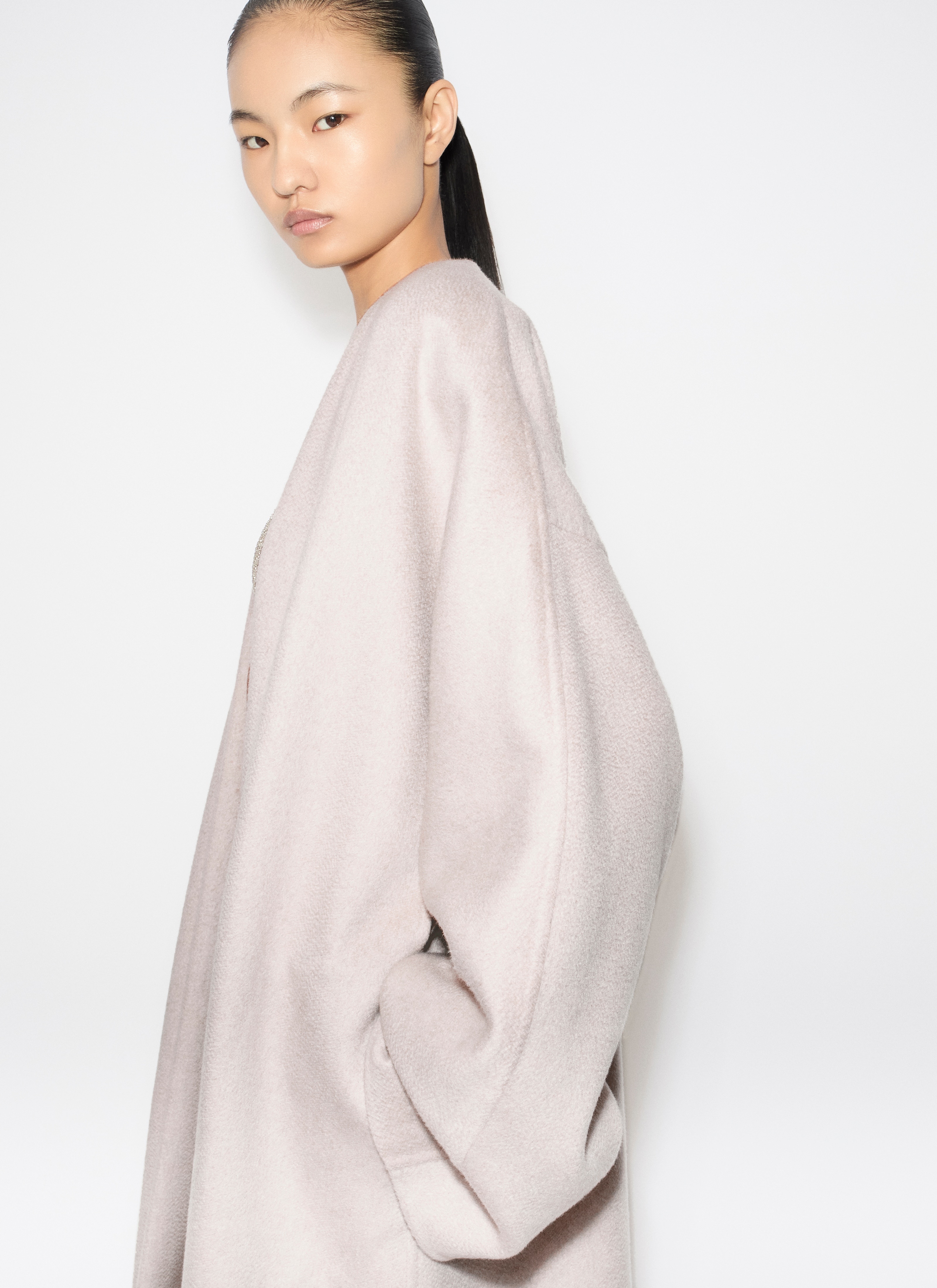 CASHMERE LONG COAT - 5