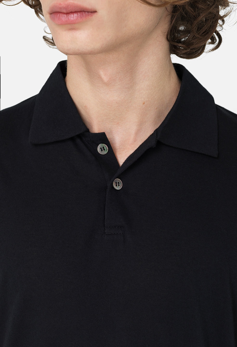 COTTON CASHMERE POLO - 6