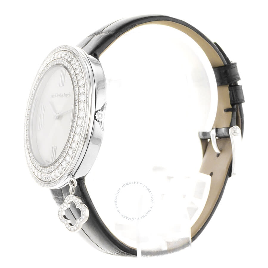 Pre-owned Van Cleef & Arpels Charms Diamond Silver Dial Ladies Watch VCARM95400 - 6
