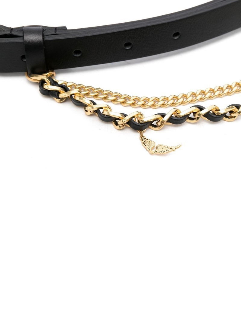Zadig & Voltaire chain-detail leather belt outlook