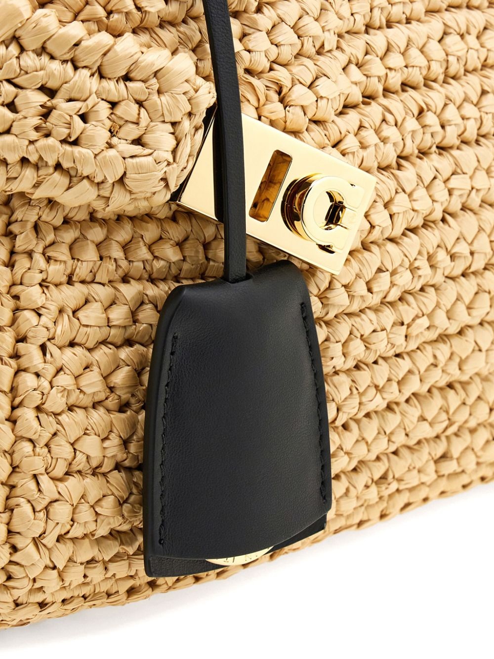 Hug raffia mini bag - 6