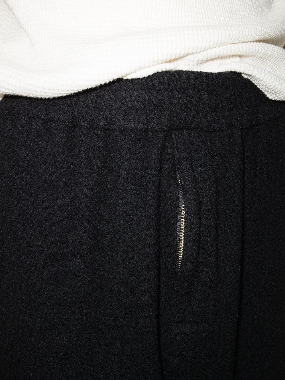 loose-fit wool track pants - 4