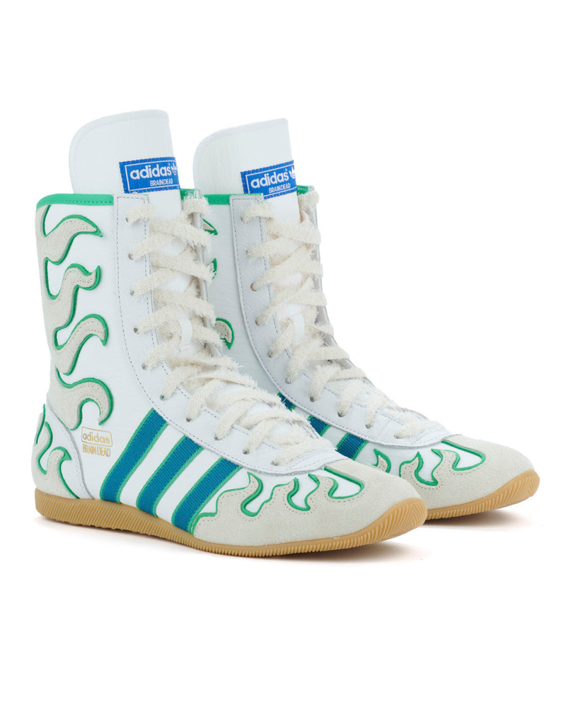 Brain Dead x adidas Japan Hi - White/Green 2