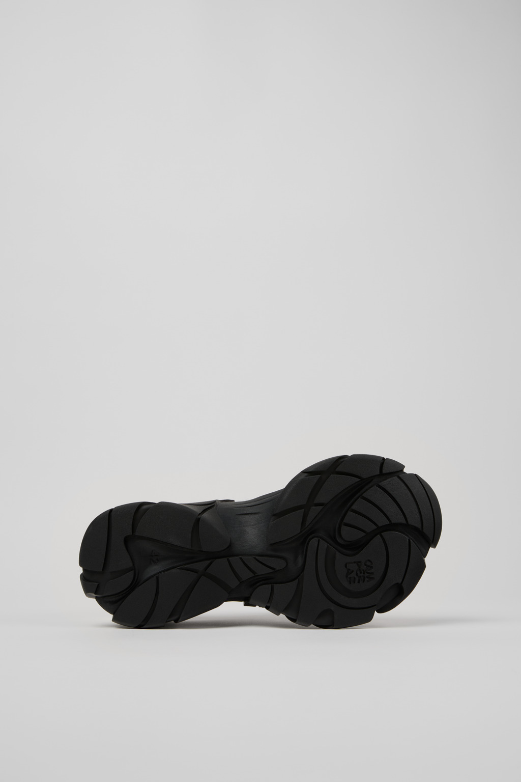 Black-Gray Textile Sneakers - 5
