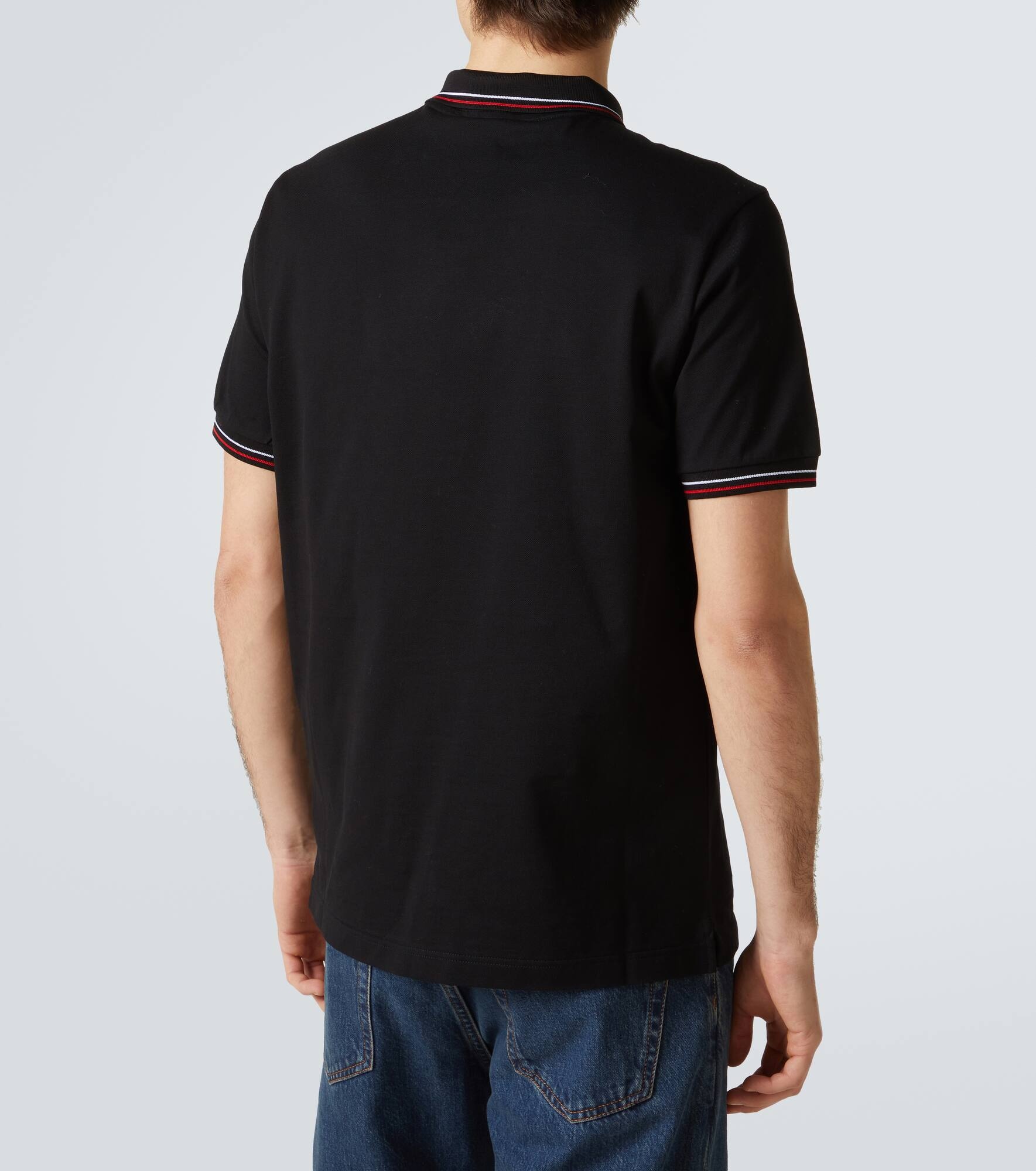 Cotton piqué polo shirt - 4