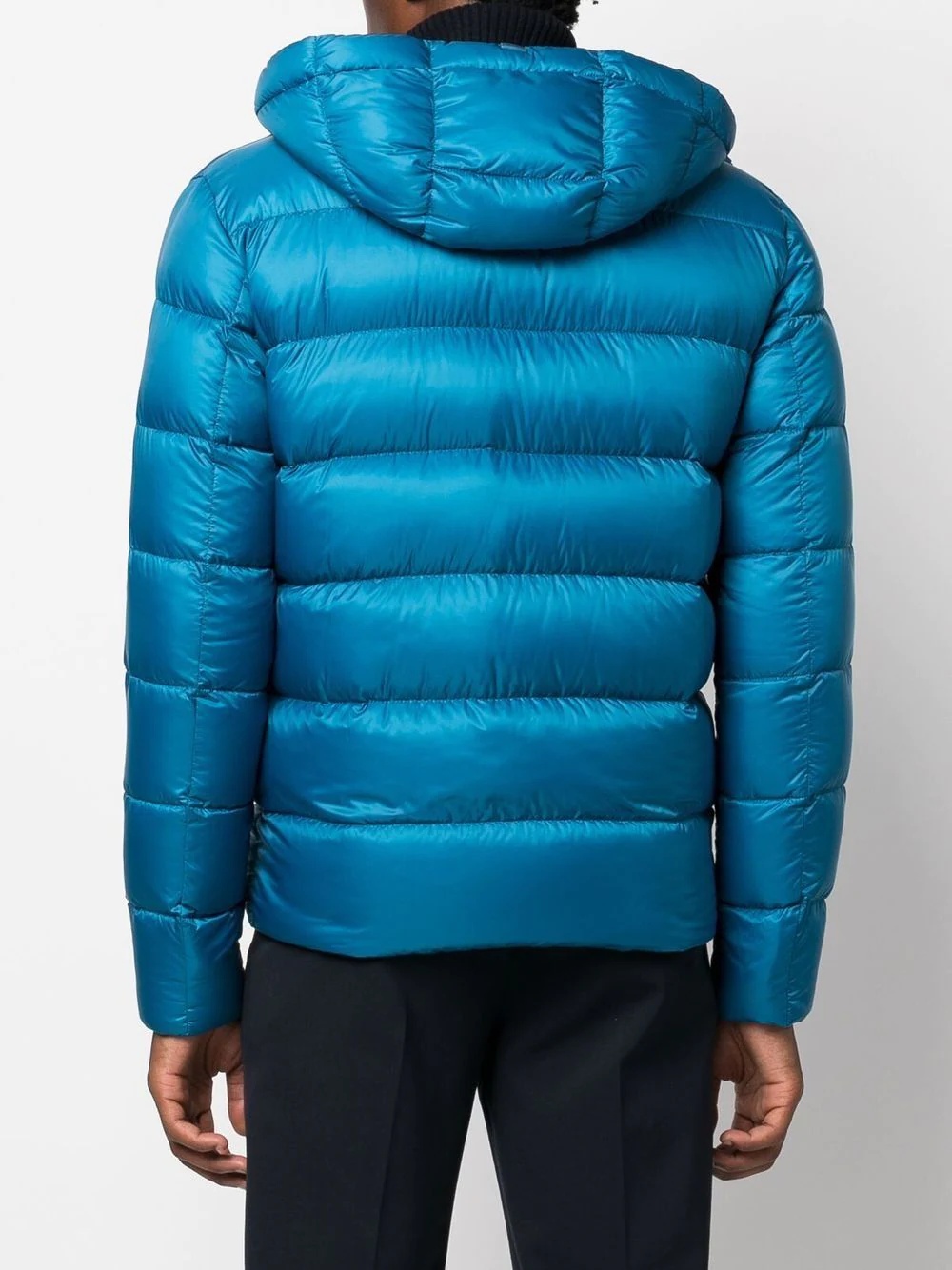 hooded zip-up puffer jacket - 4