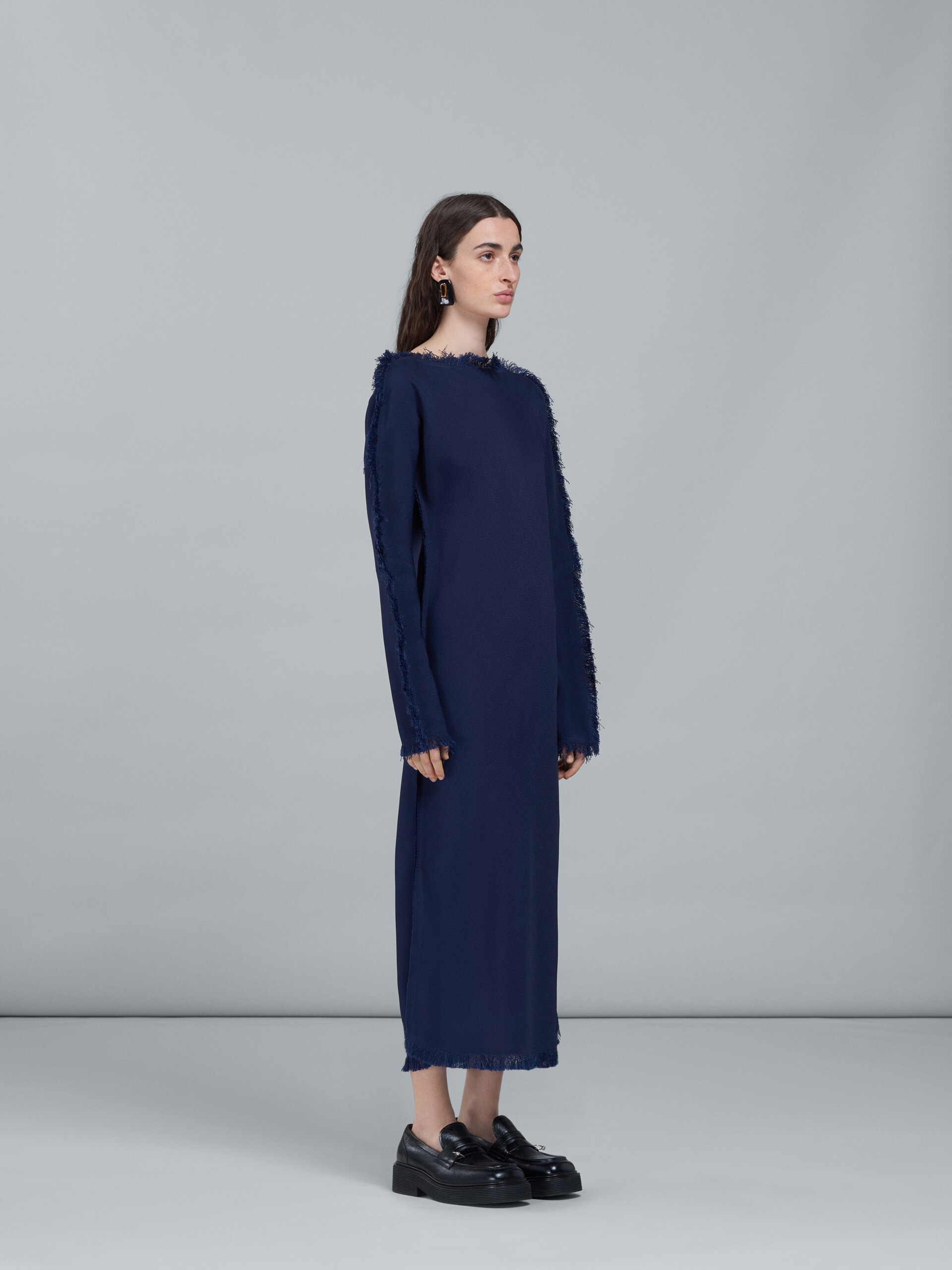 VISCOSE SABLÉ DRESS - 6
