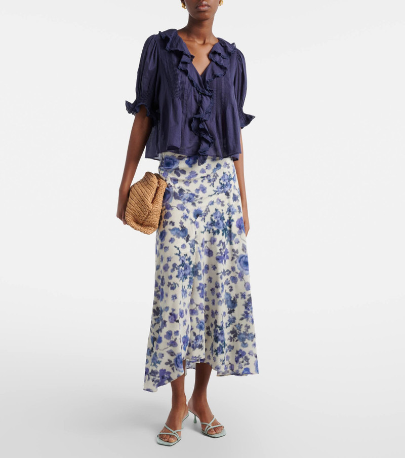 DÔEN Henri cotton voile top outlook