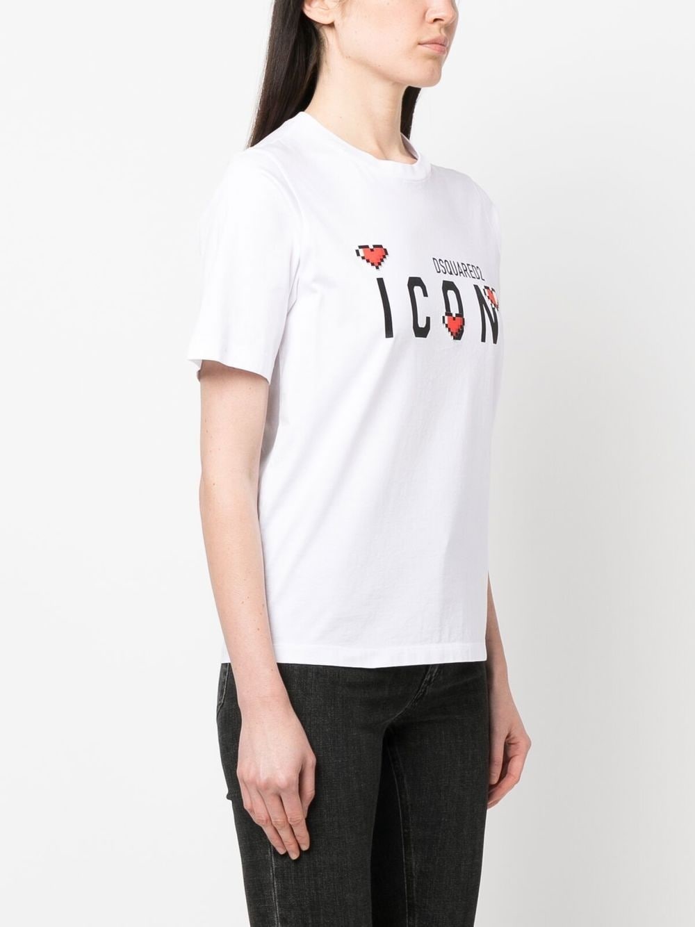 Icon logo-print T-shirt - 3
