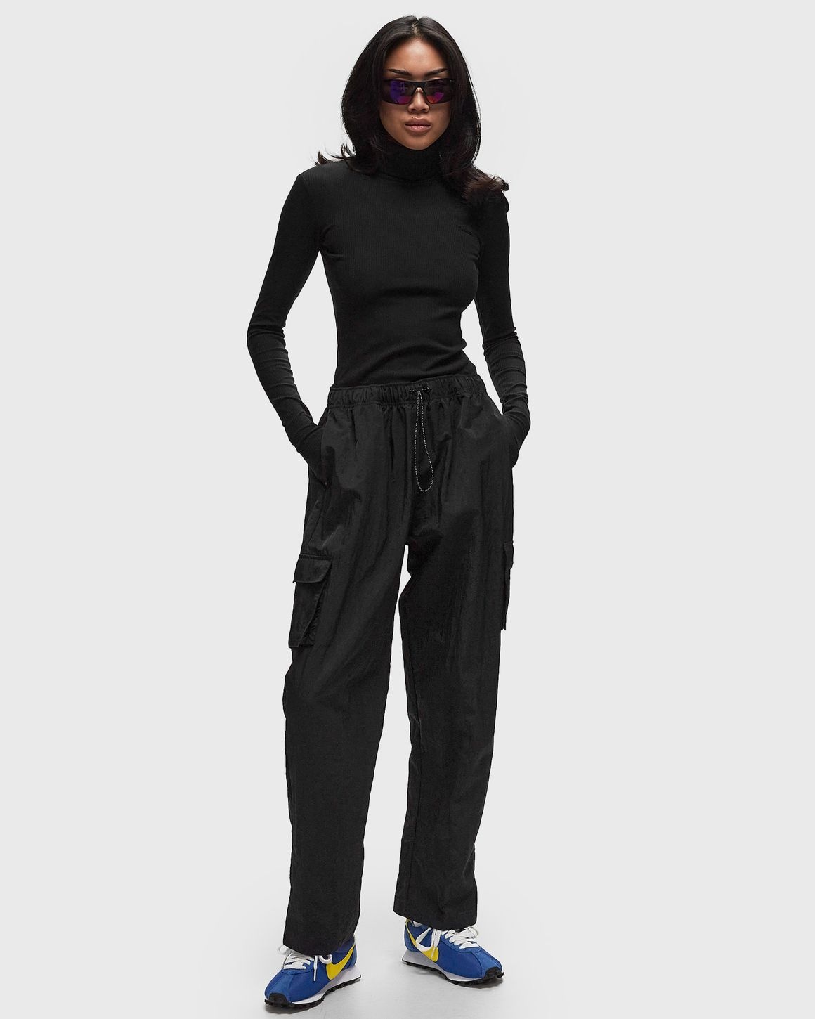 WMNS L/S TURTLE NECK SLIM TEE - 2