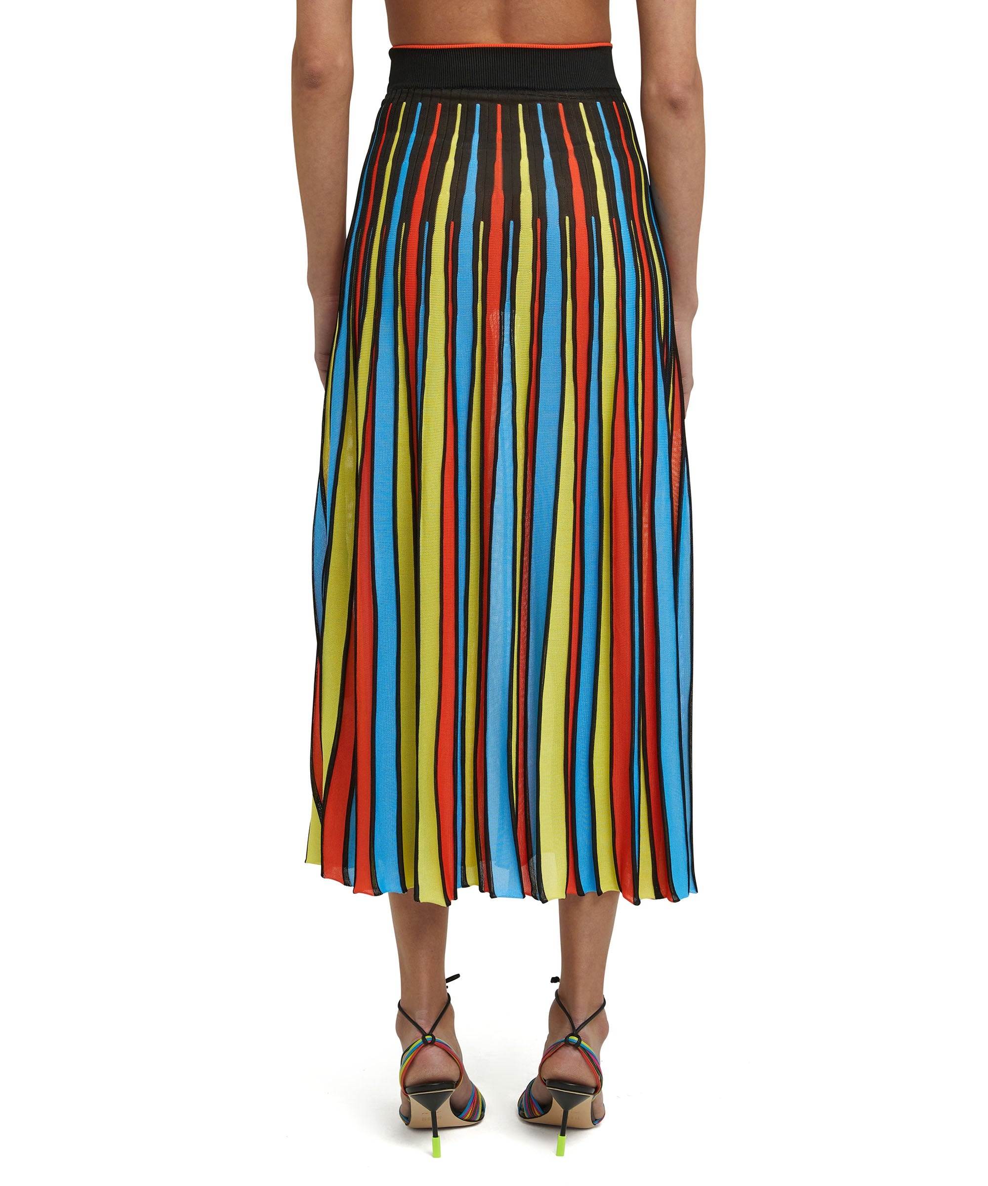 Viscose knit midi wheel skirt - 4