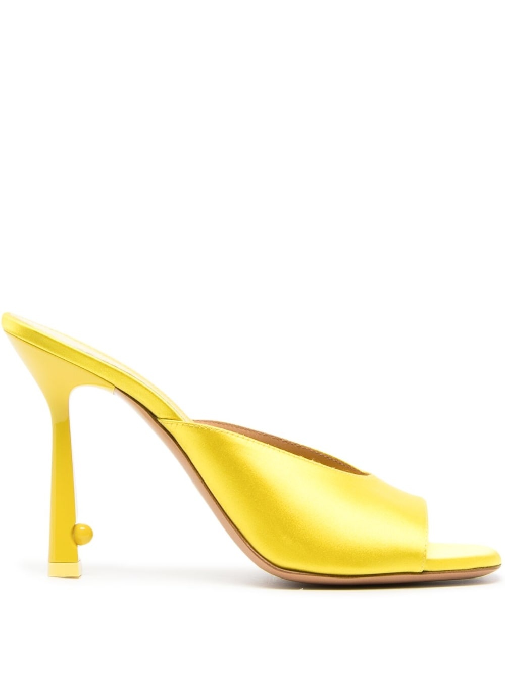 Off-White Pop Lollipop 100mm satin mules | REVERSIBLE