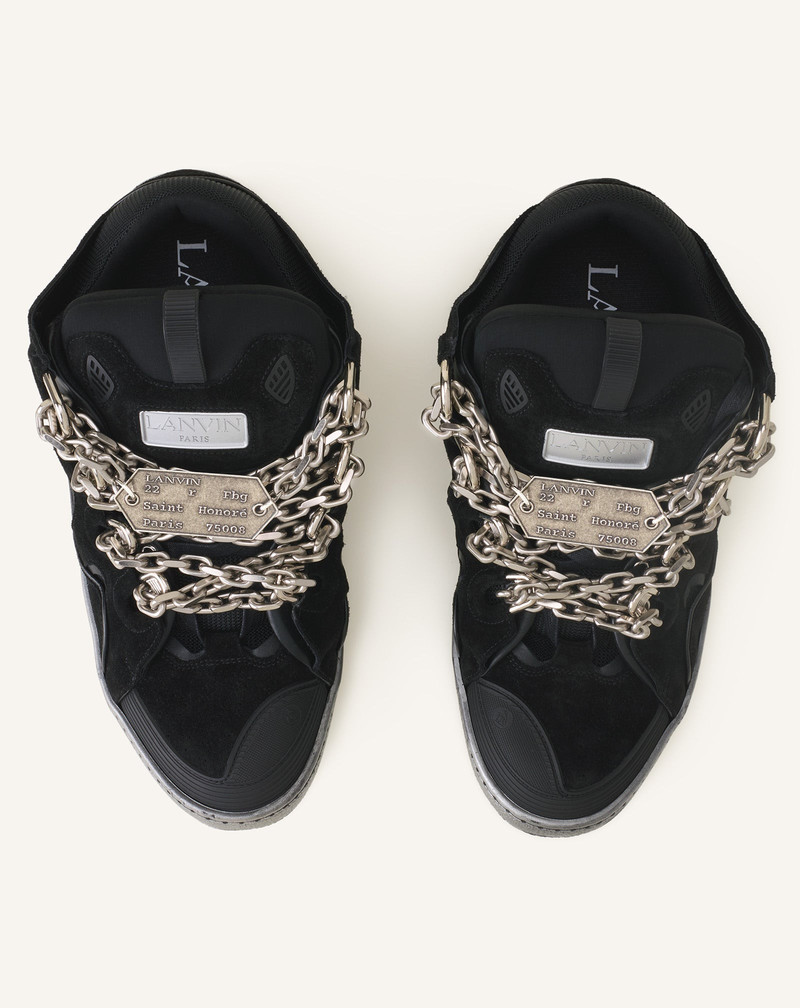 CURB SNEAKERS ID CHAIN IN SUEDE 4
