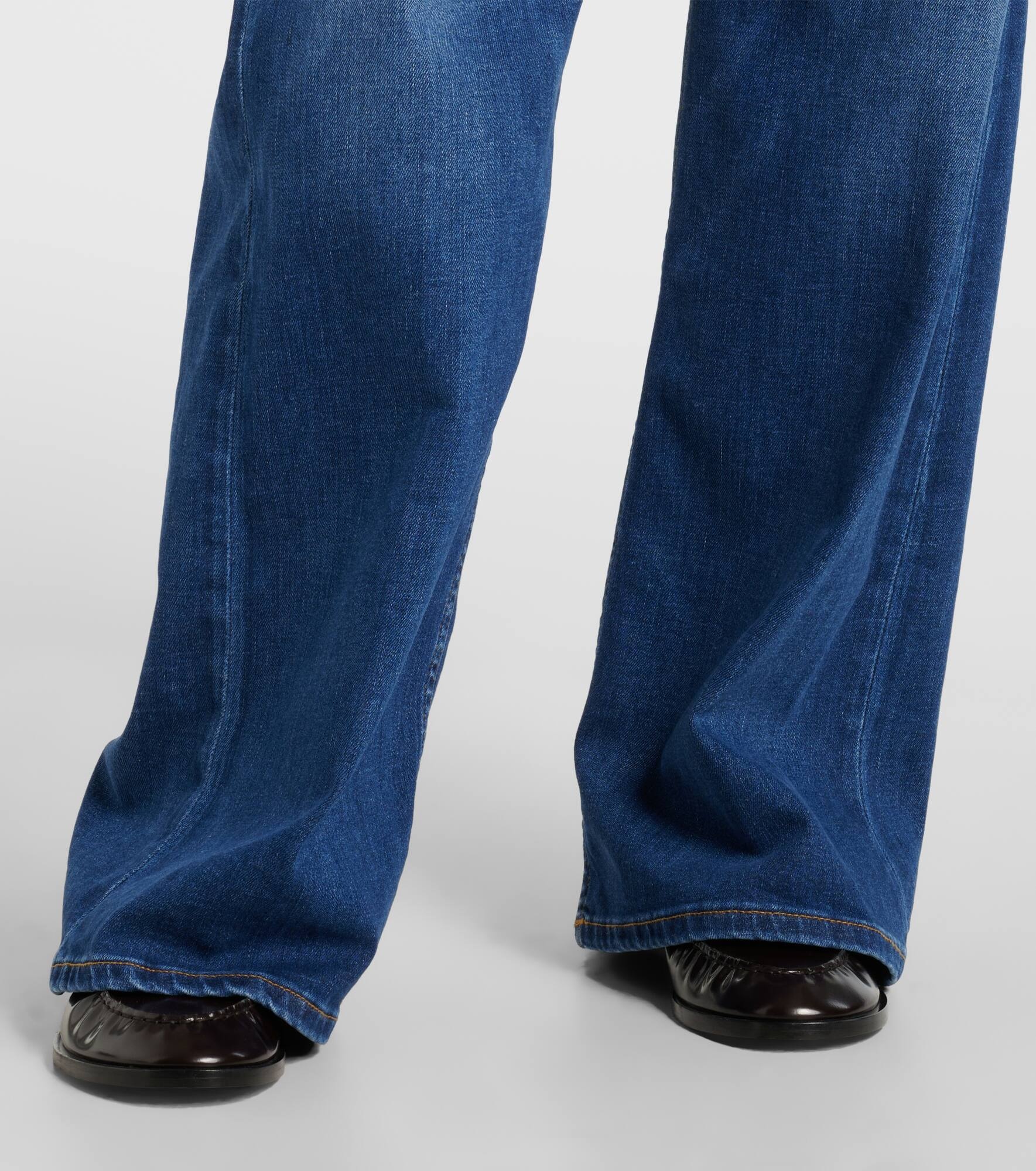 '70s high-rise wide-leg jeans - 5