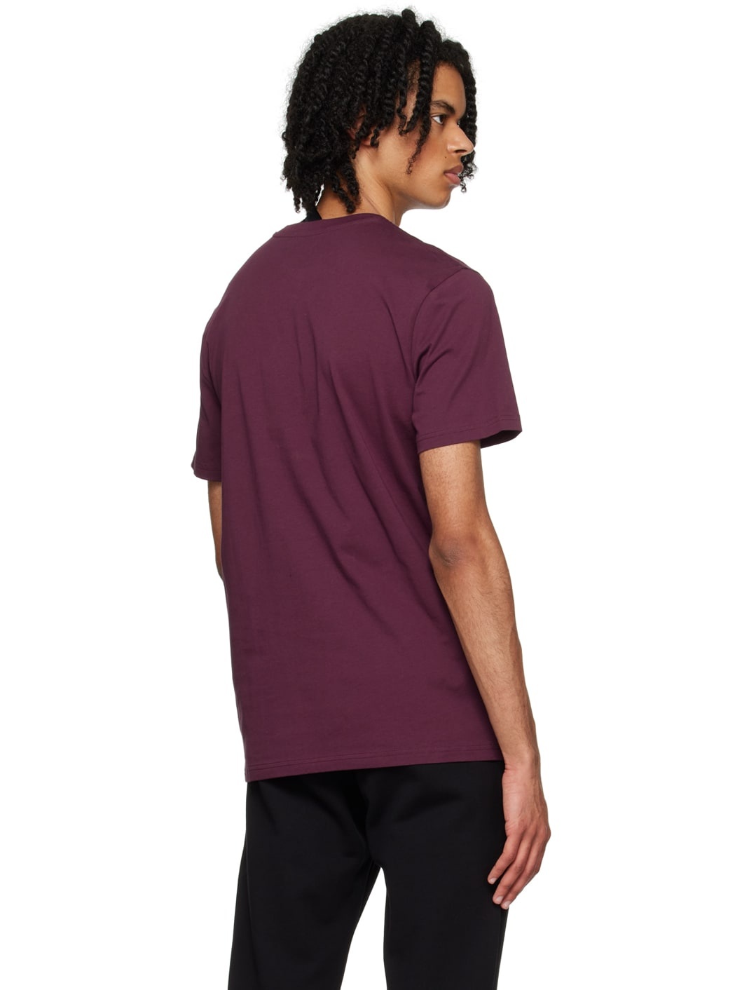 Burgundy Double Question Mark T-Shirt - 3