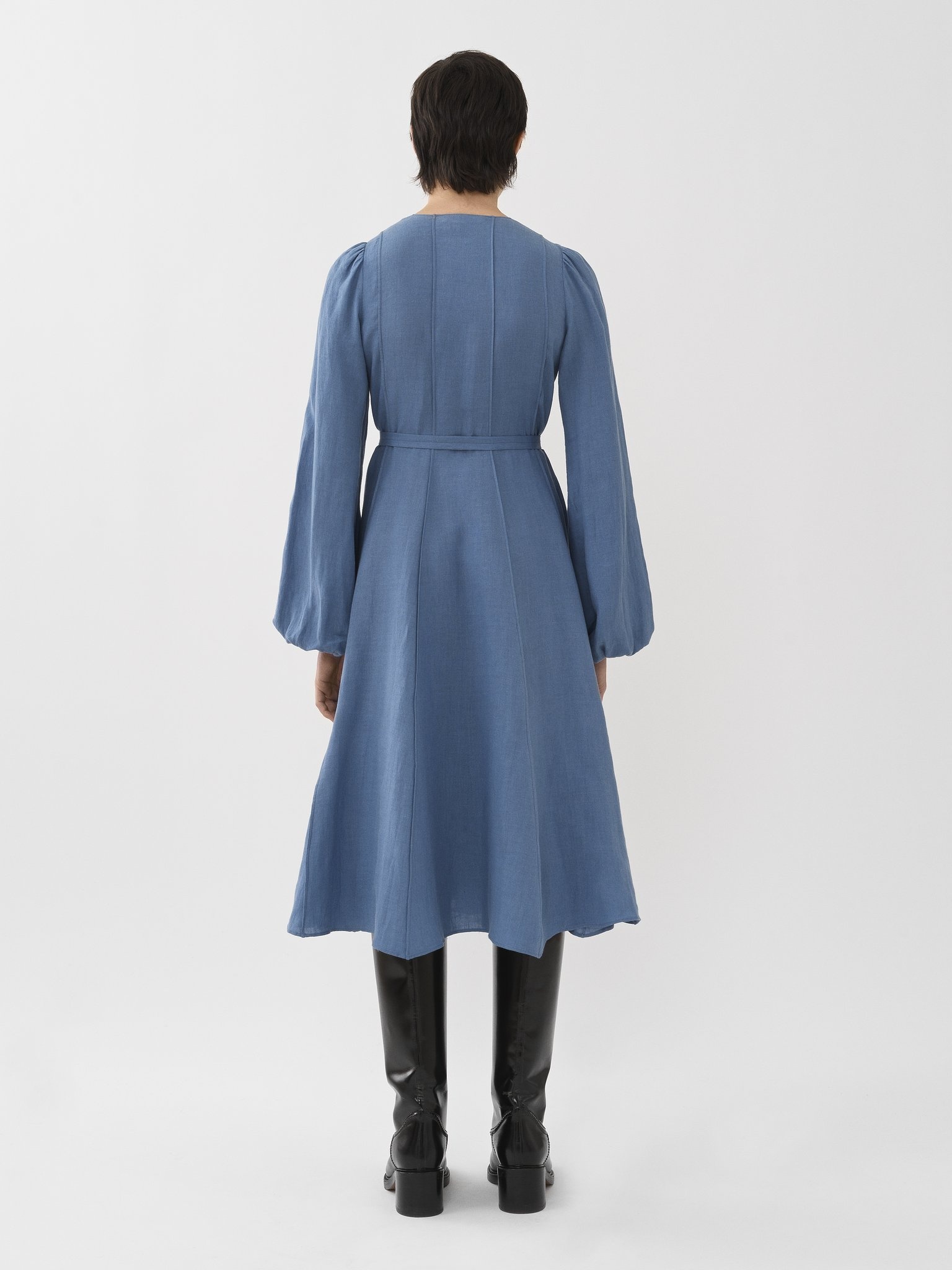 PLEATED MIDI DRESS - 4