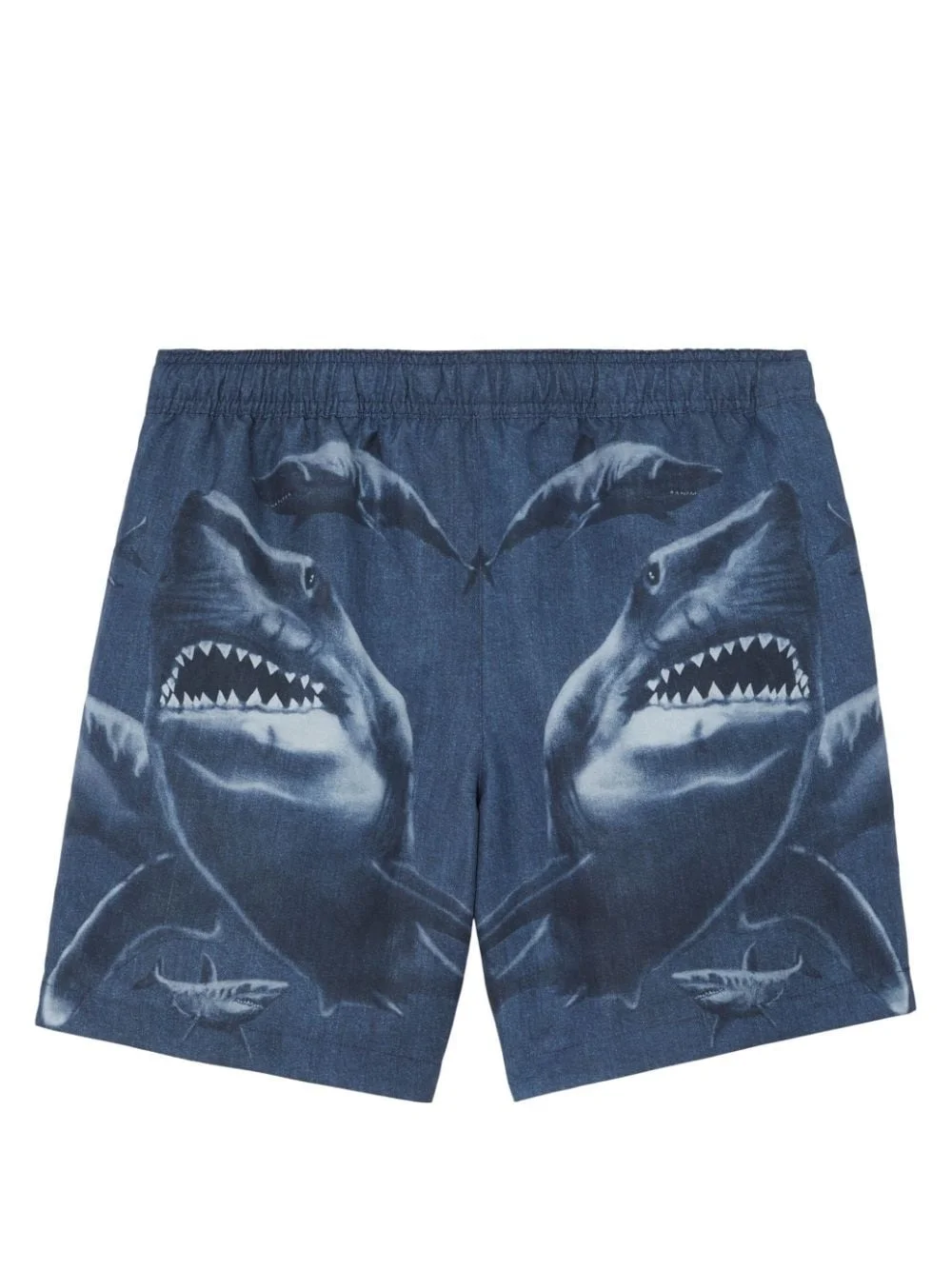 shark-print swim shorts - 1