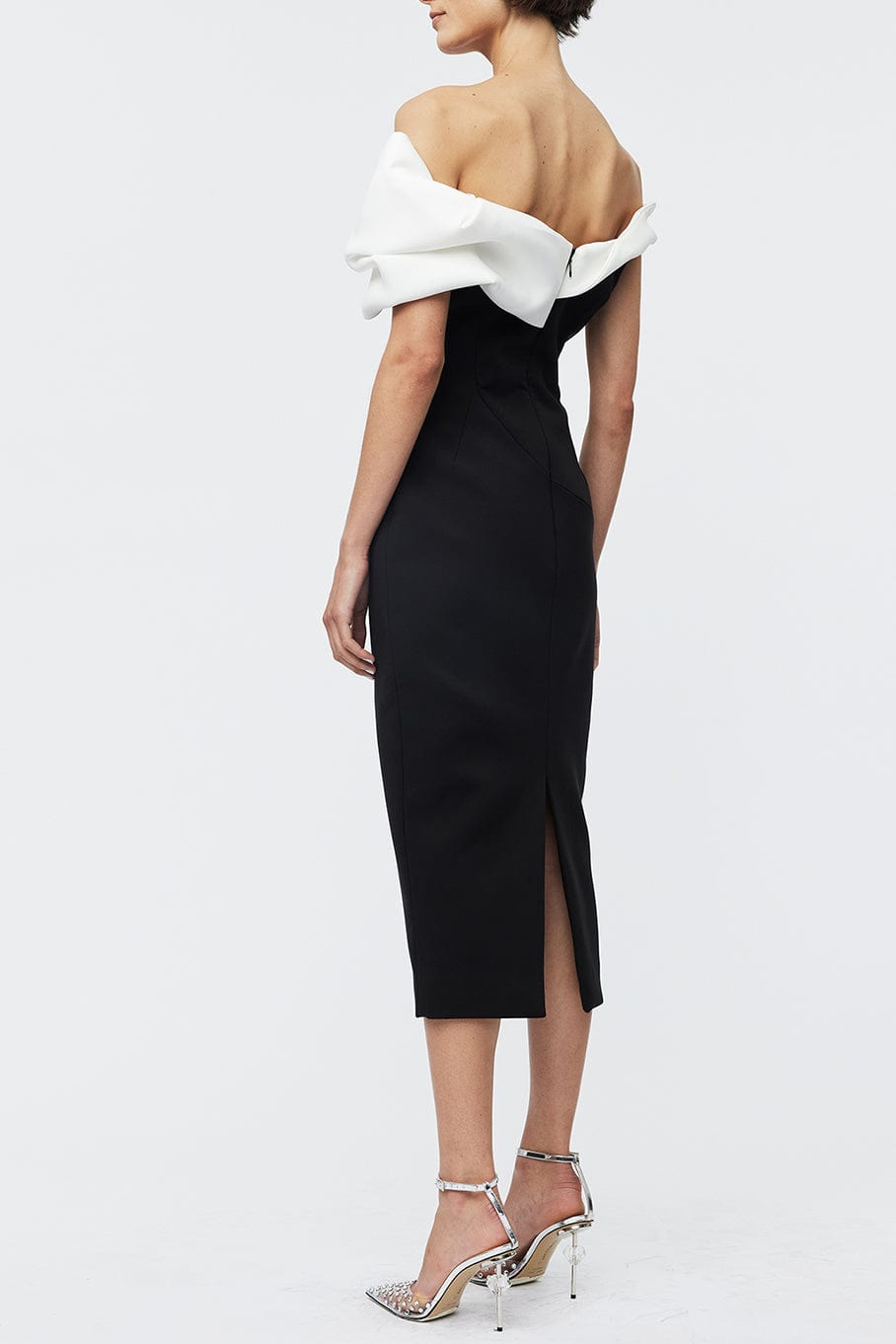 Matteo Draped Midi Dress - 3