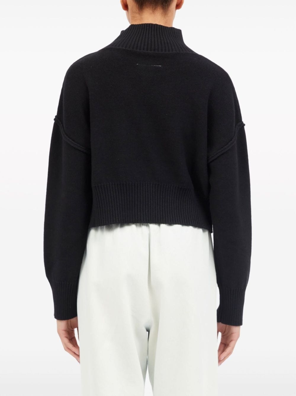 high-neck cut-out jumper - 4