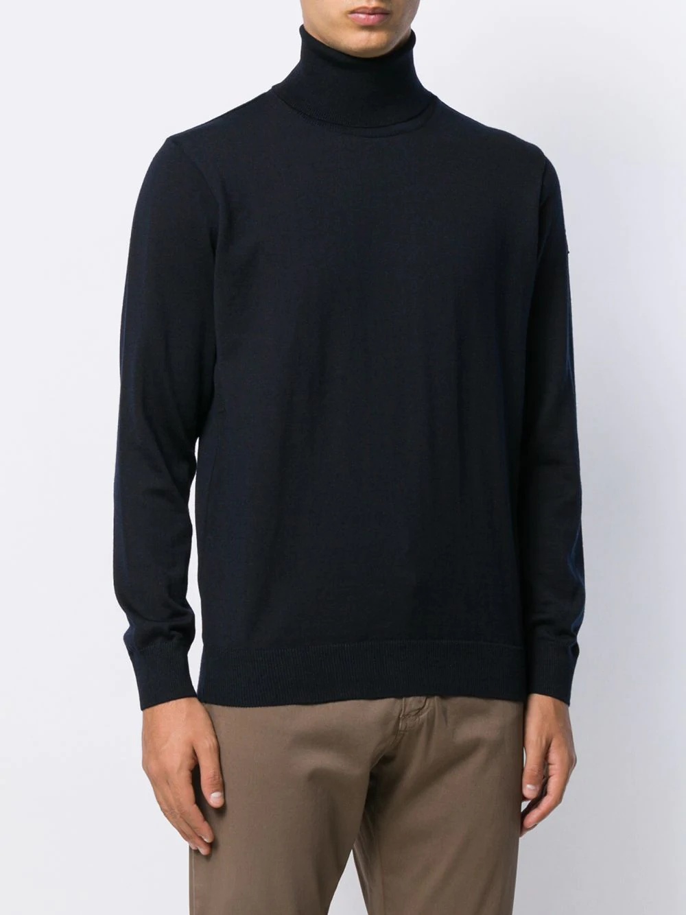 wool roll neck jumper - 3