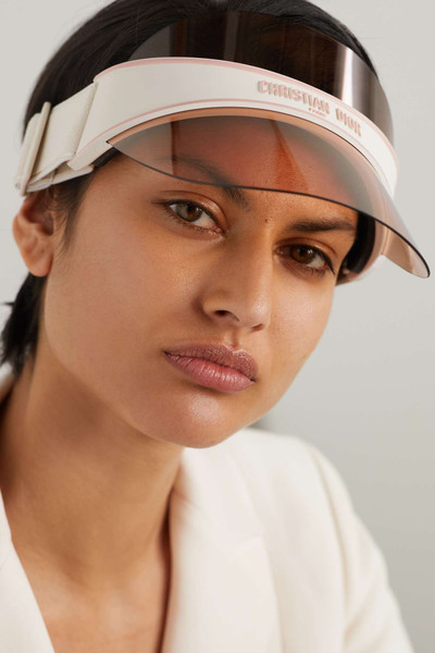 Dior DiorClub V1U Perspex and cotton-blend jacquard visor outlook