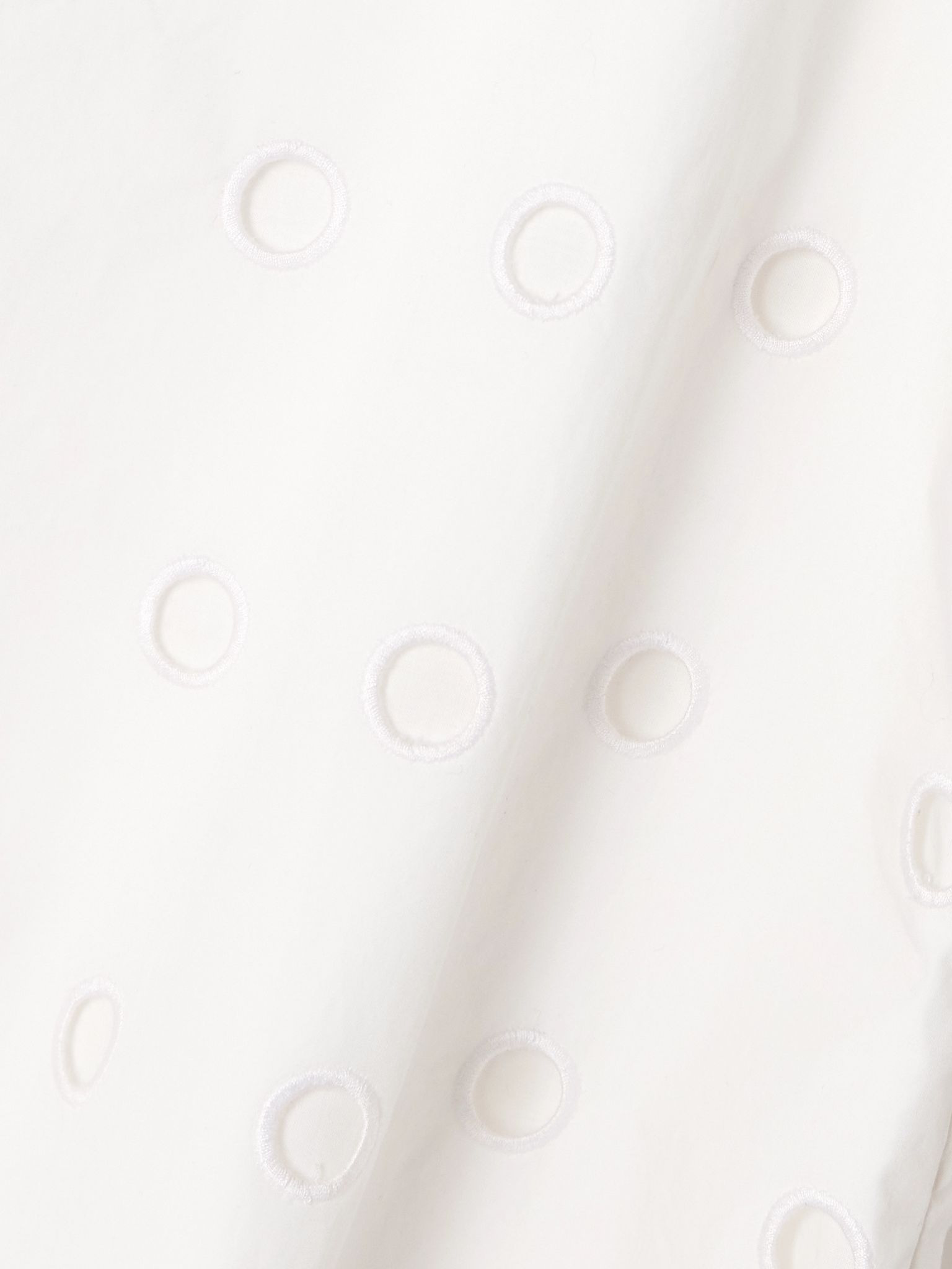 Peggy broderie anglaise cotton-poplin mini dress White - 4