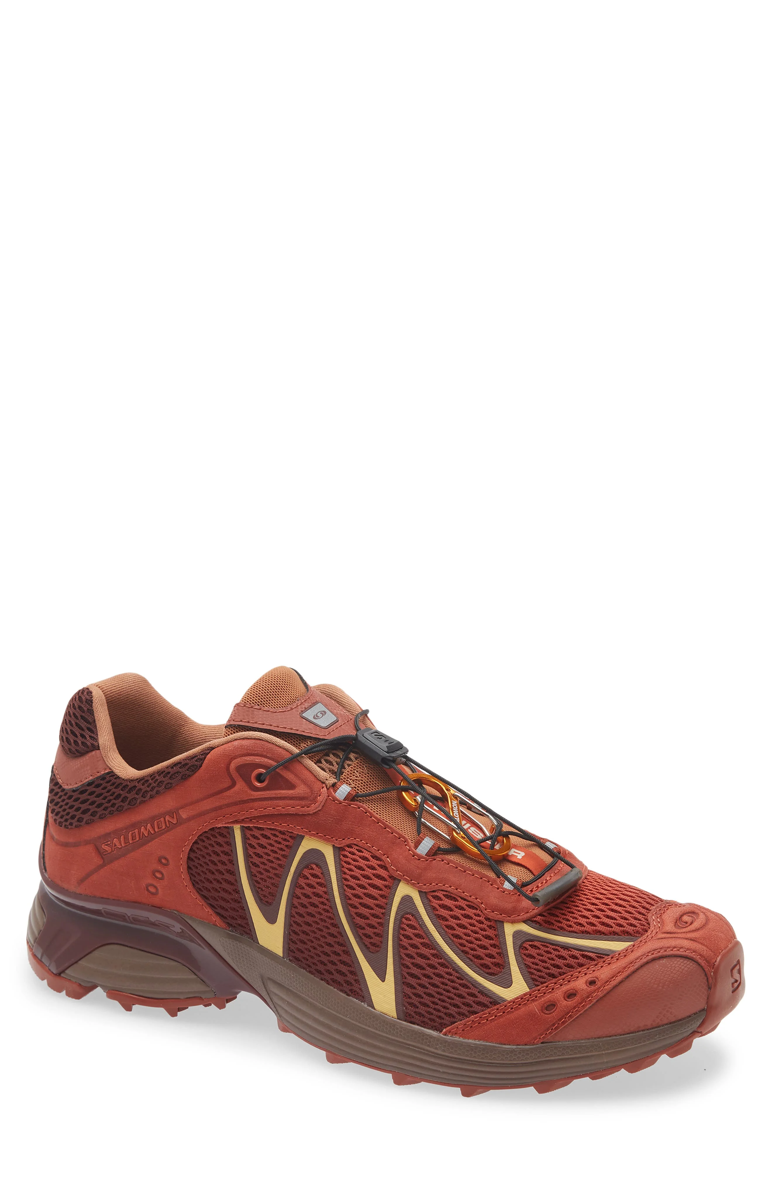 Salomon XT-Whisper Red Ashes Sneaker in Pecan Brown/Chili/Mustang at Nordstrom - 1