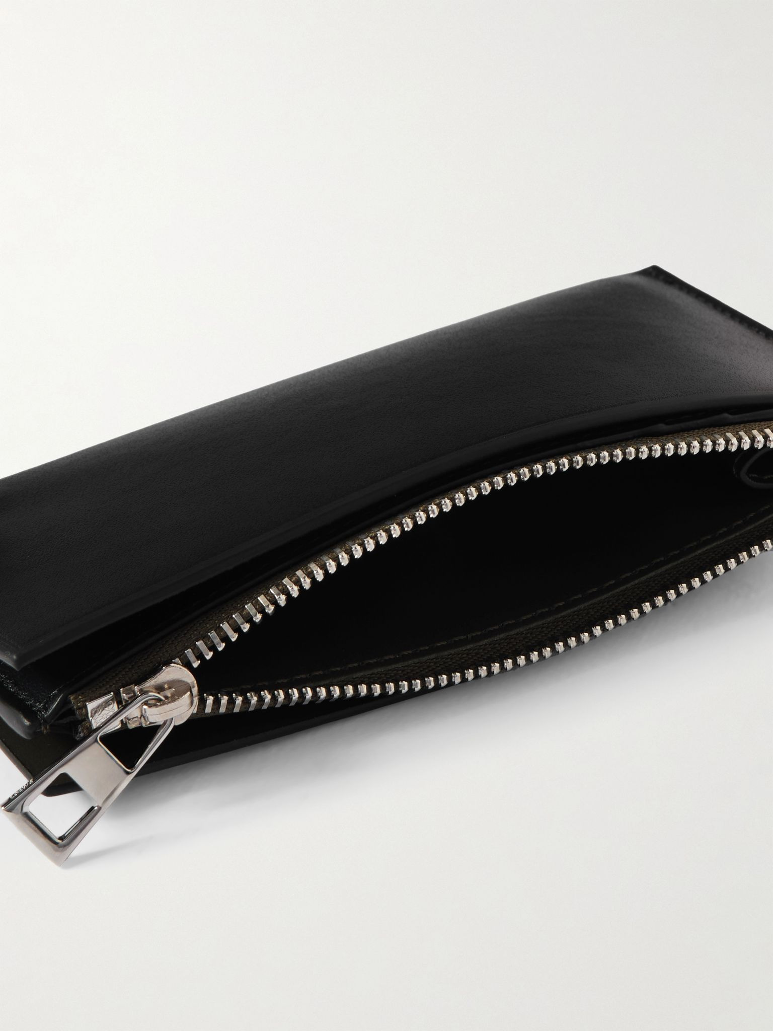 Pebble Slider Leather Cardholder Black - 4