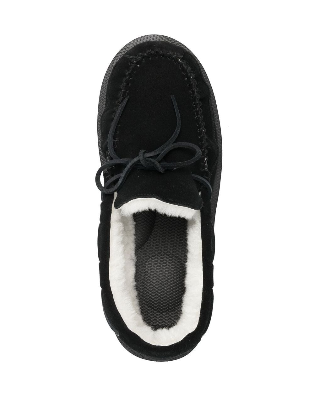 shearling-lined loafers - 4