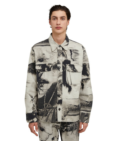 MSGM Cotton shirt with "MSGM Dreaming" print outlook