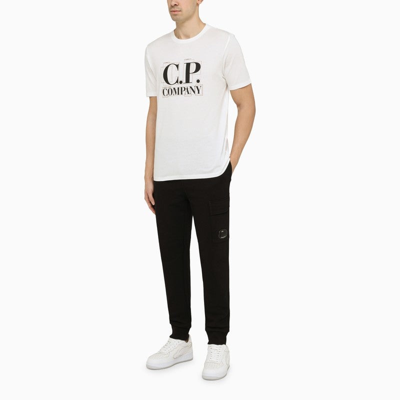 C.P. Company White T-Shirt With Logo Print On The Front Men - 2