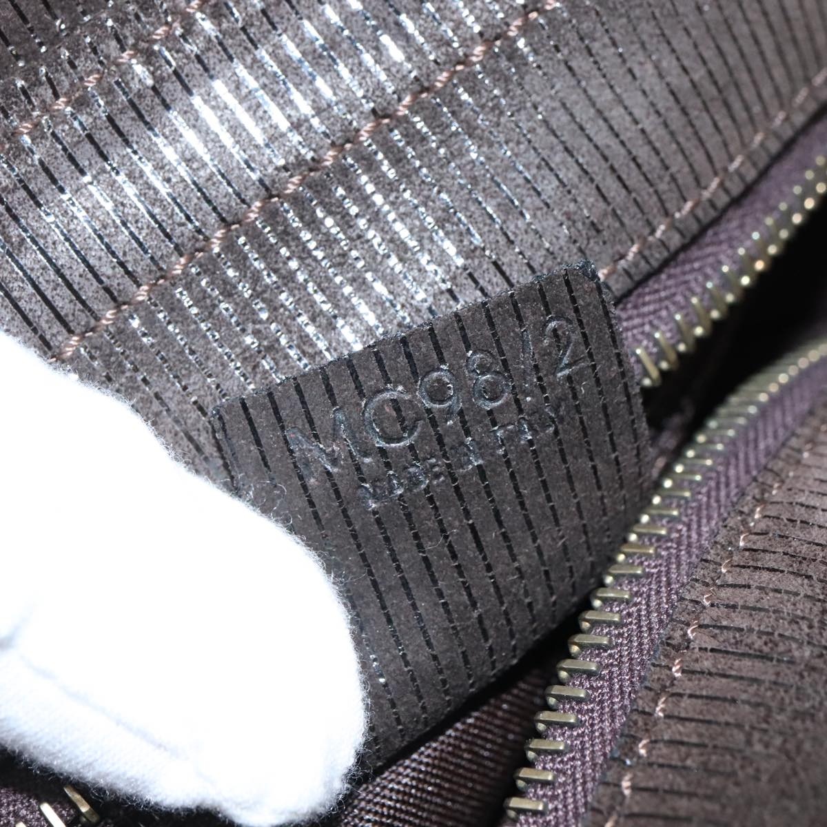 CELINE Hand Bag Suede Brown Gold - 12