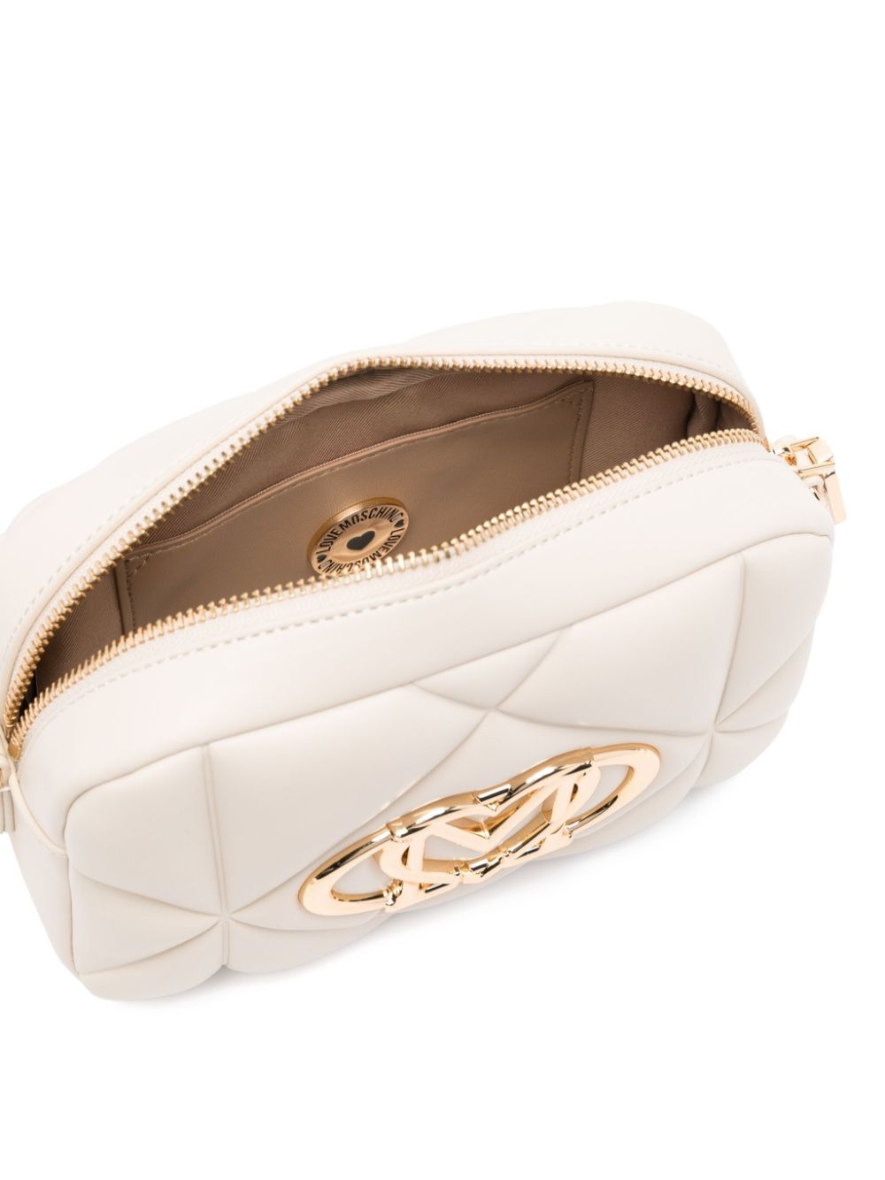 logo-plaque cross body bag - 5
