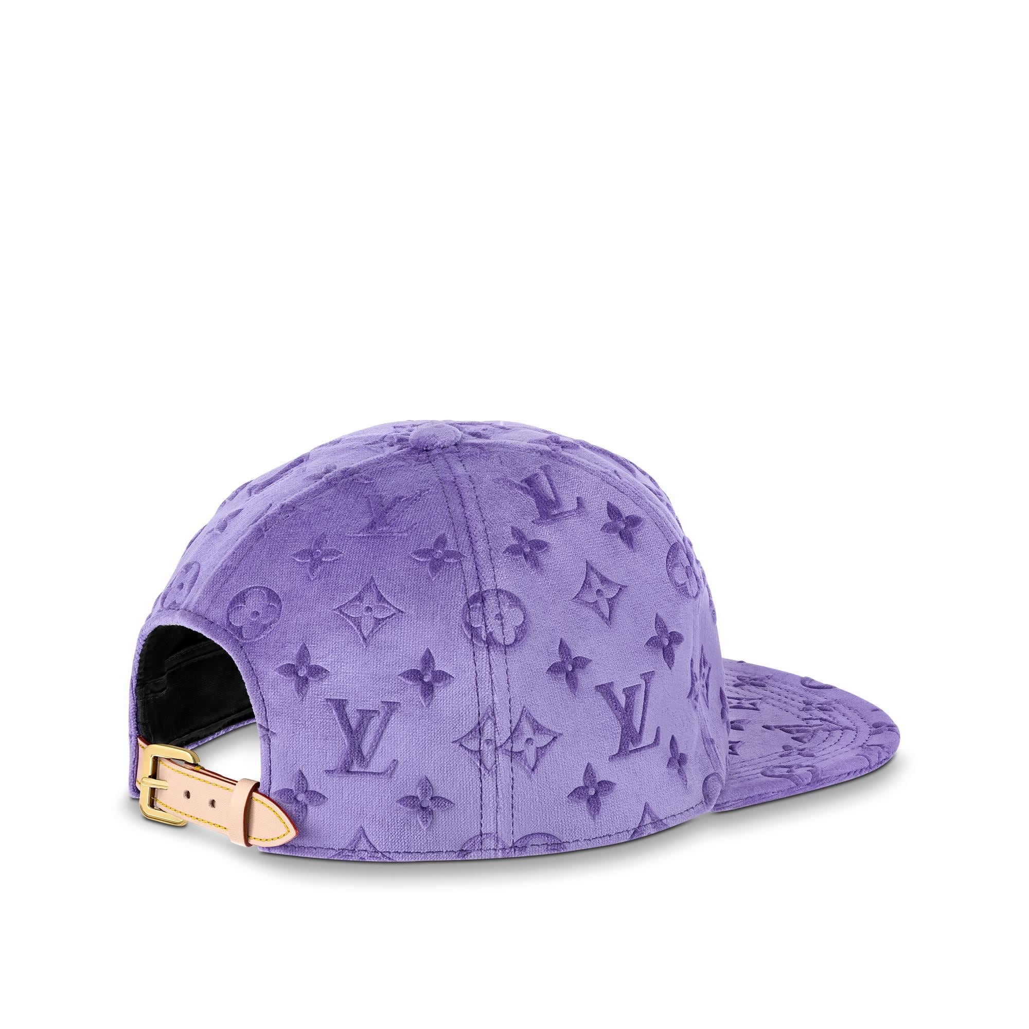 Monogram Velvet Cap - 3