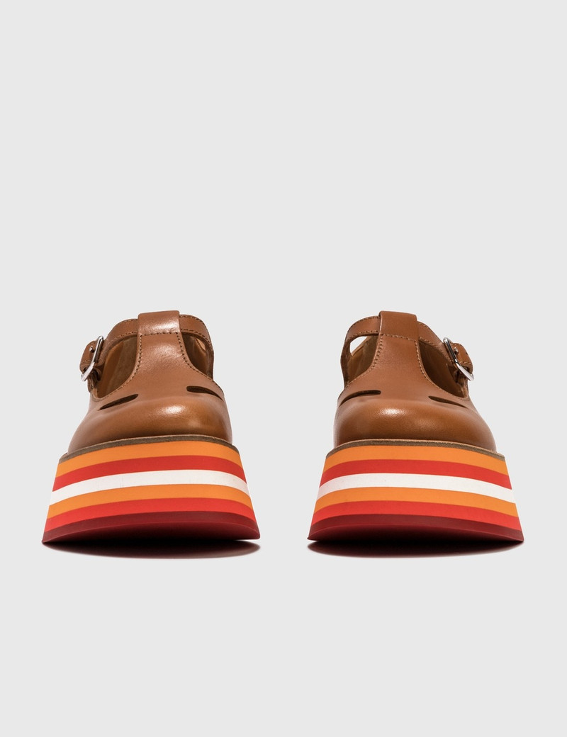 Burberry SMOOTH LEATHER T-BAR SHOES outlook