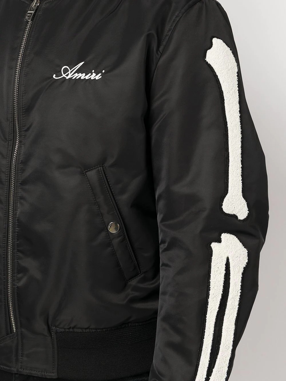 applique-detail bomber jacket - 5