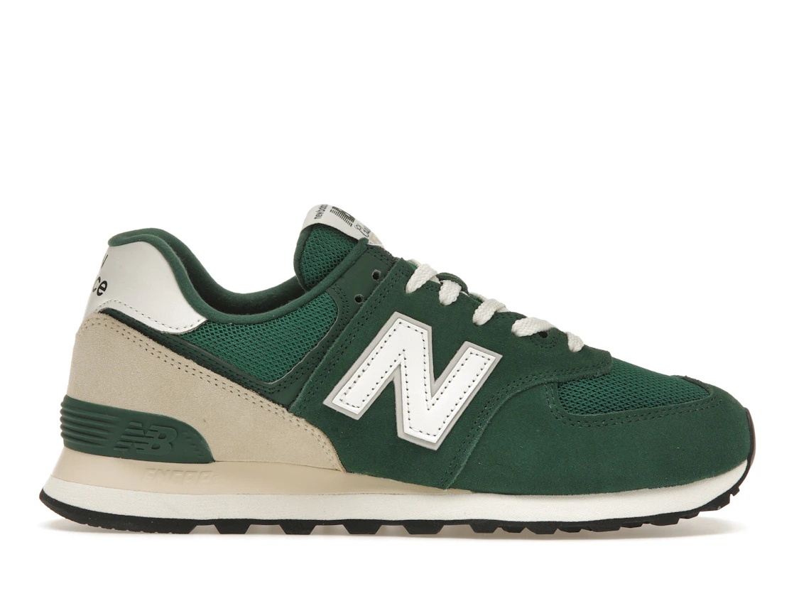 New Balance 574 Green White Green - 1