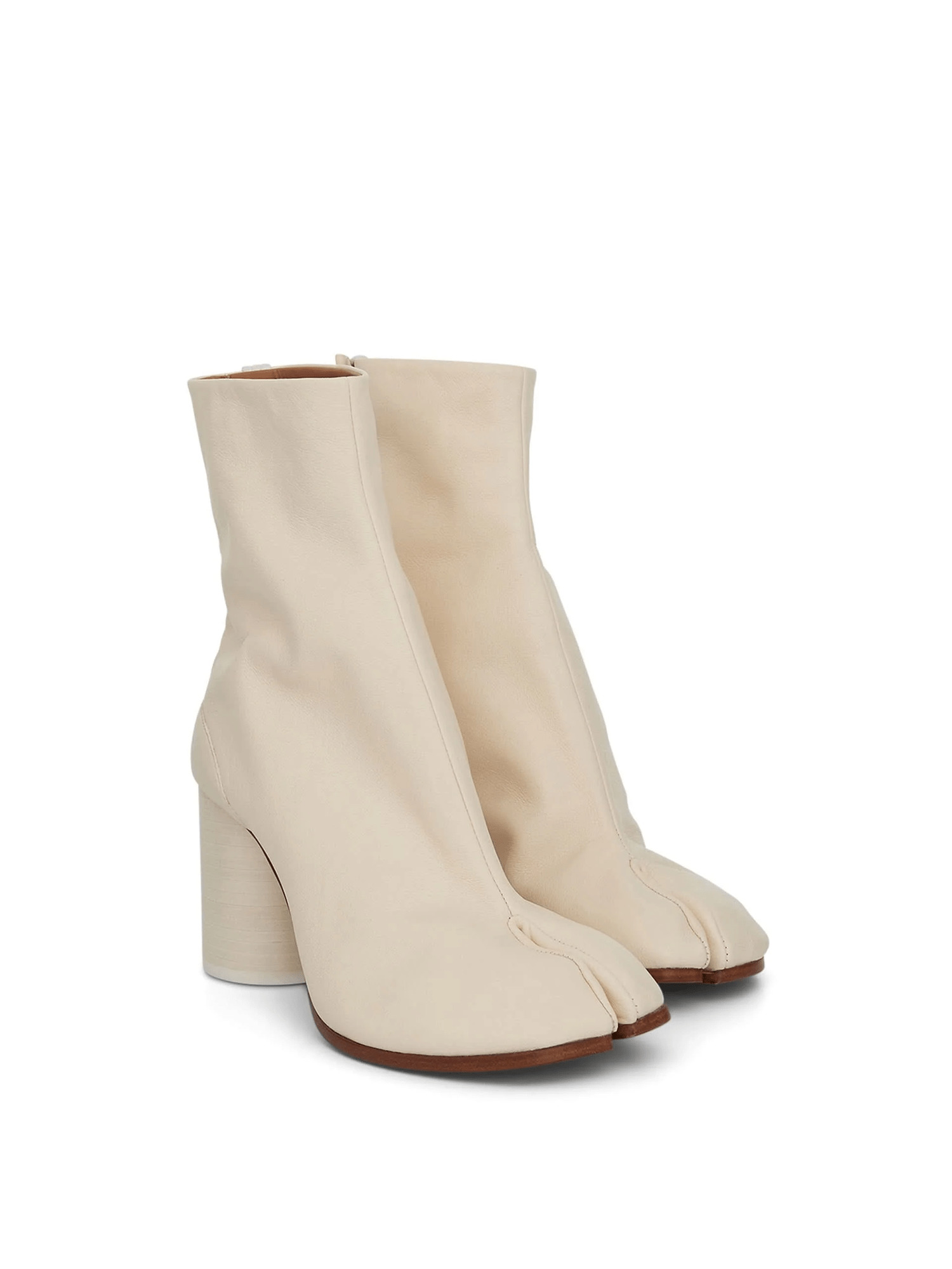 Tabi Ankle Boot 80mm in White - 2