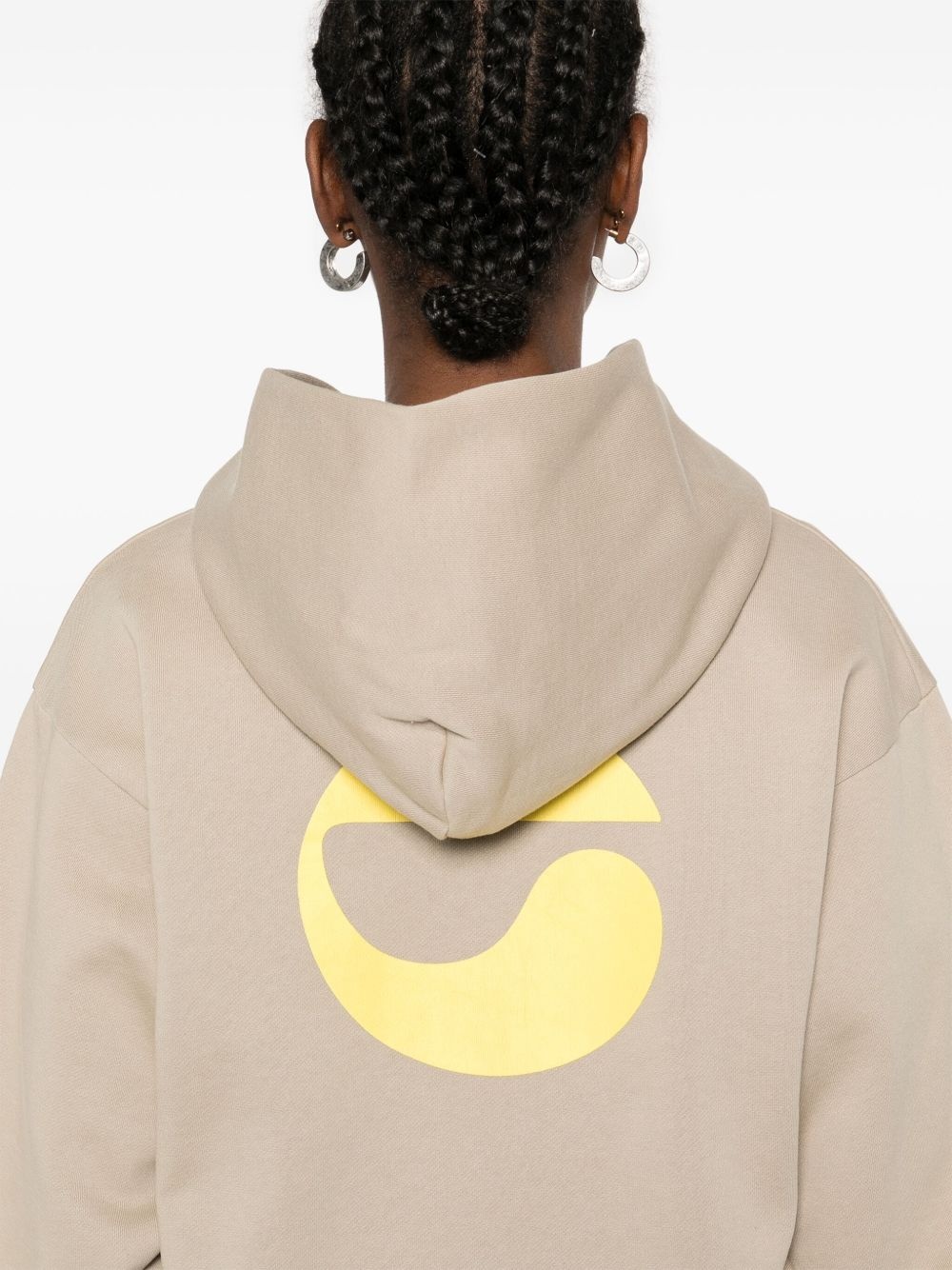 logo-print hoodie - 5