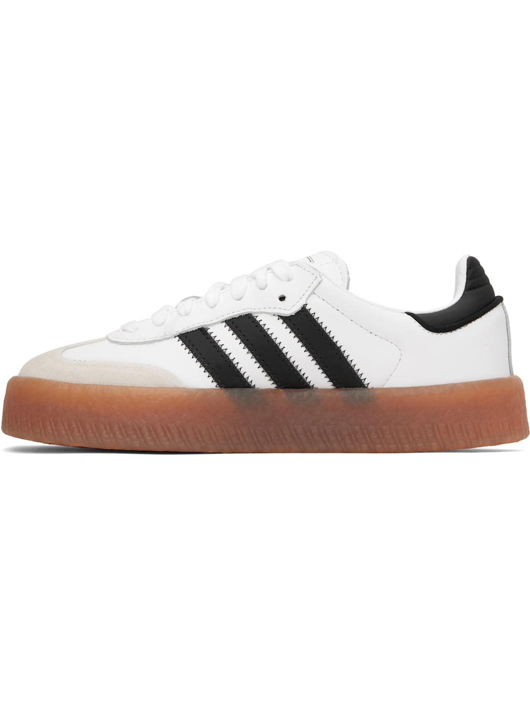 White & Black Sambae Sneakers - 3