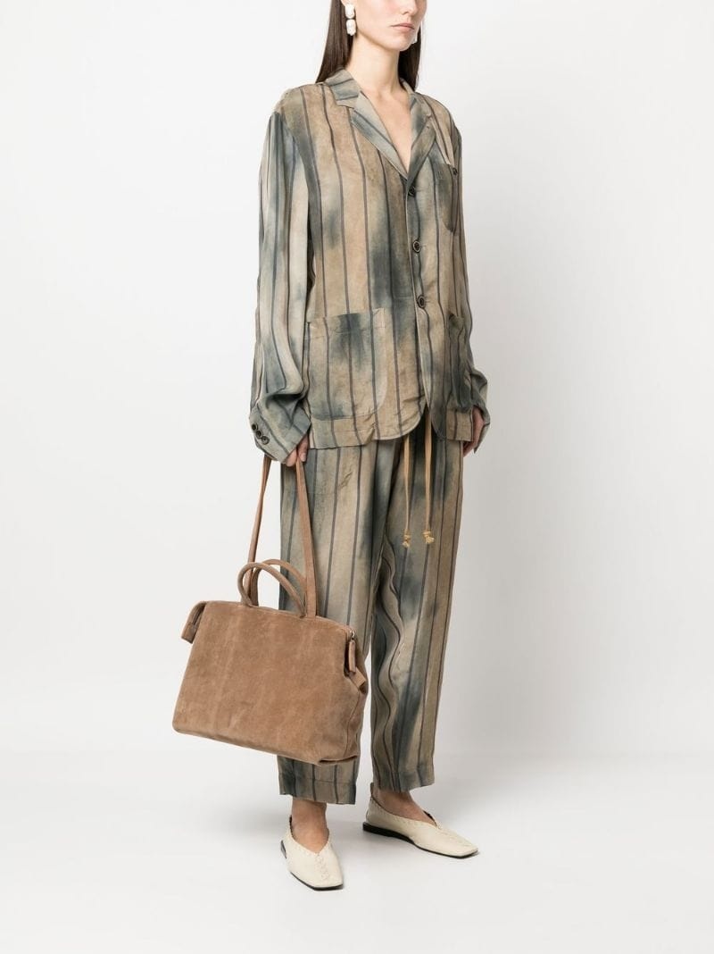 suede tote bag - 2